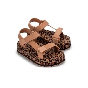 Melissa Tan Animal Print Sandals